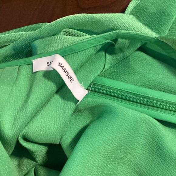 Samsoe and Samsoe Scilla Midi dress Vibrant green - Picture 11 of 16